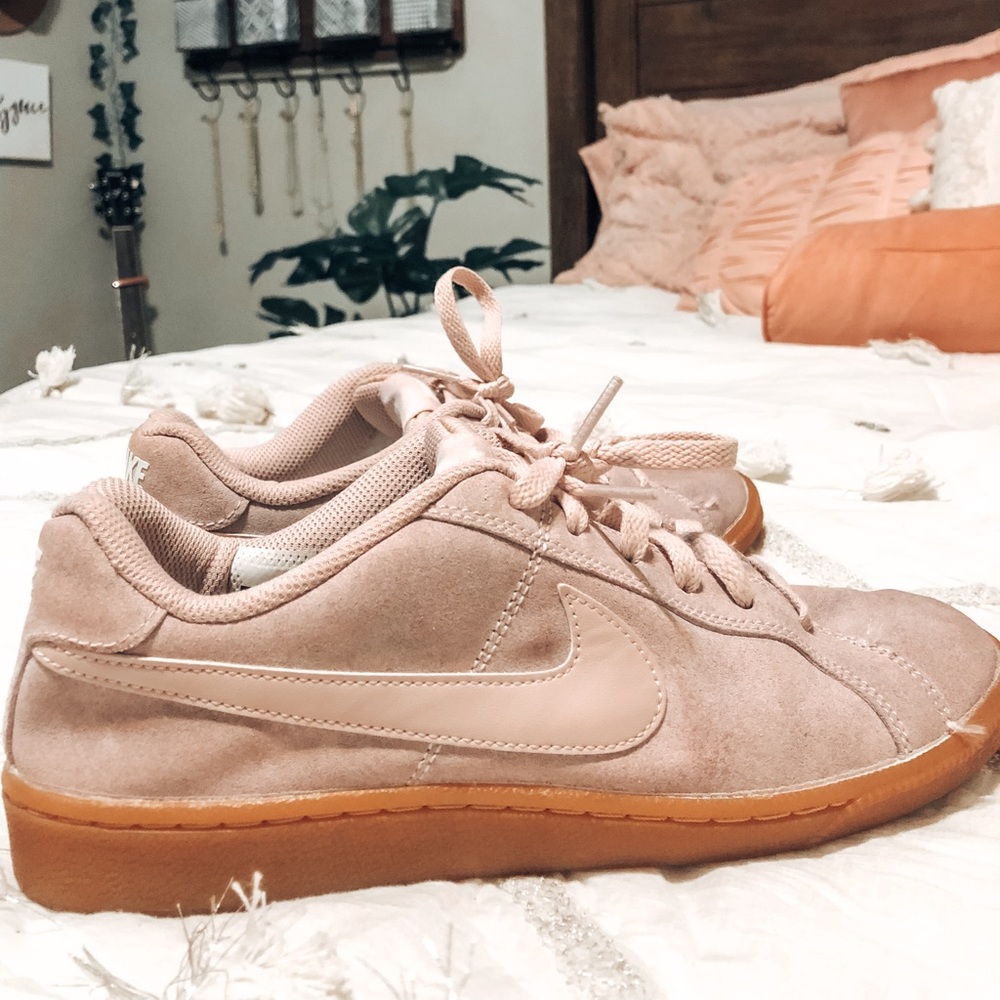 Pink Nike Gum Bottom Shoes